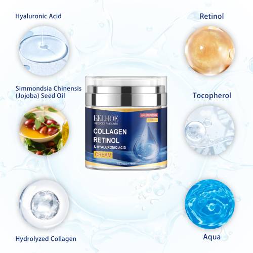 Kollagen, Retinol & Hyaluronsäure Gesichtscreme