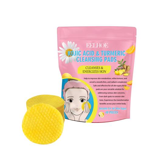 Kurkuma Kojisäure Reinigungspads mit Vitamin C