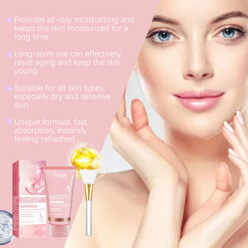 Kollagen Peel-Off Maske mit Spatel, feuchtigkeitsspendend