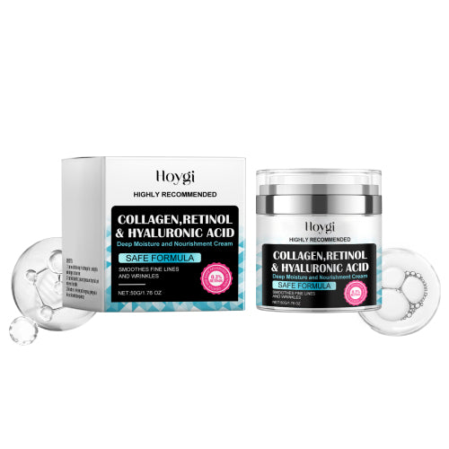 Kollagen Gesichtscreme mit Hyaluronsäure und Vitamin E