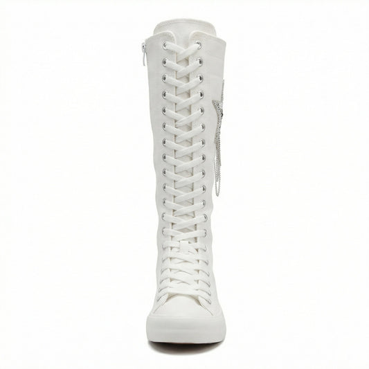 Zwergini-Mode - Schnürstiefel mit Quasten