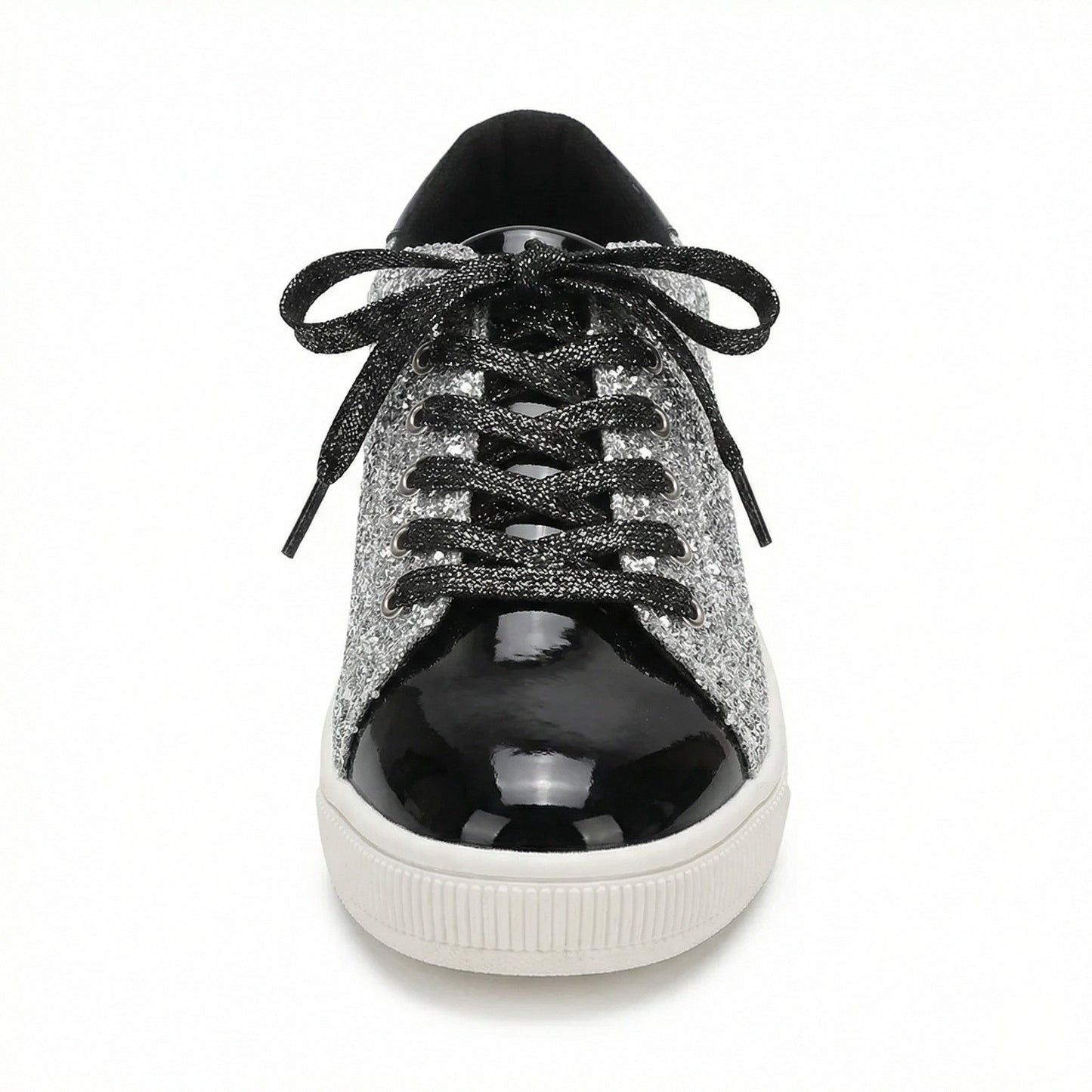 luxuriöser lässiger Glitzer-Damenschuh