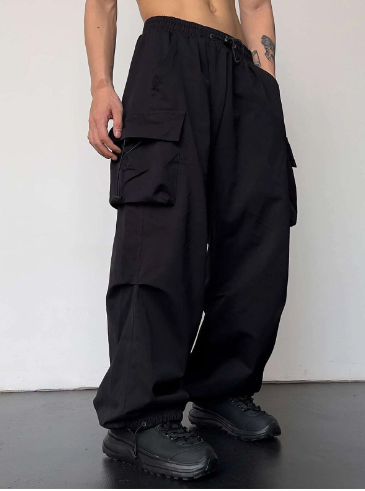 Zwergini-Mode - Cargohose mit Weitem Bein