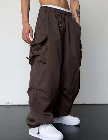 Zwergini-Mode - Cargohose mit Weitem Bein