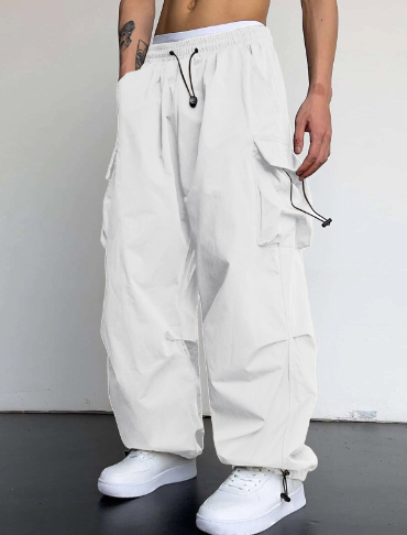 Zwergini-Mode - Cargohose mit Weitem Bein