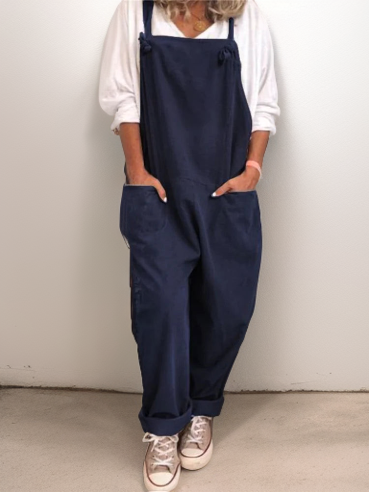 Zwergini-Mode Taschen Oversize Jumpsuit