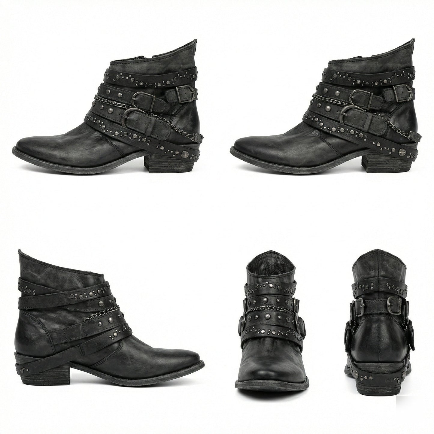 R&BMode | Vintage-Kettenstiefel