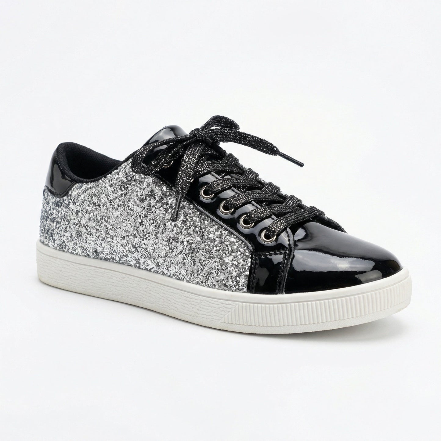 luxuriöser lässiger Glitzer-Damenschuh