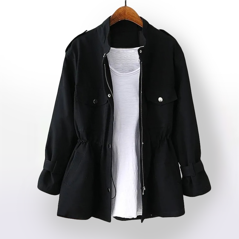 Zwergini-Mode | Leichte Sommerjacke Damen Schwarz