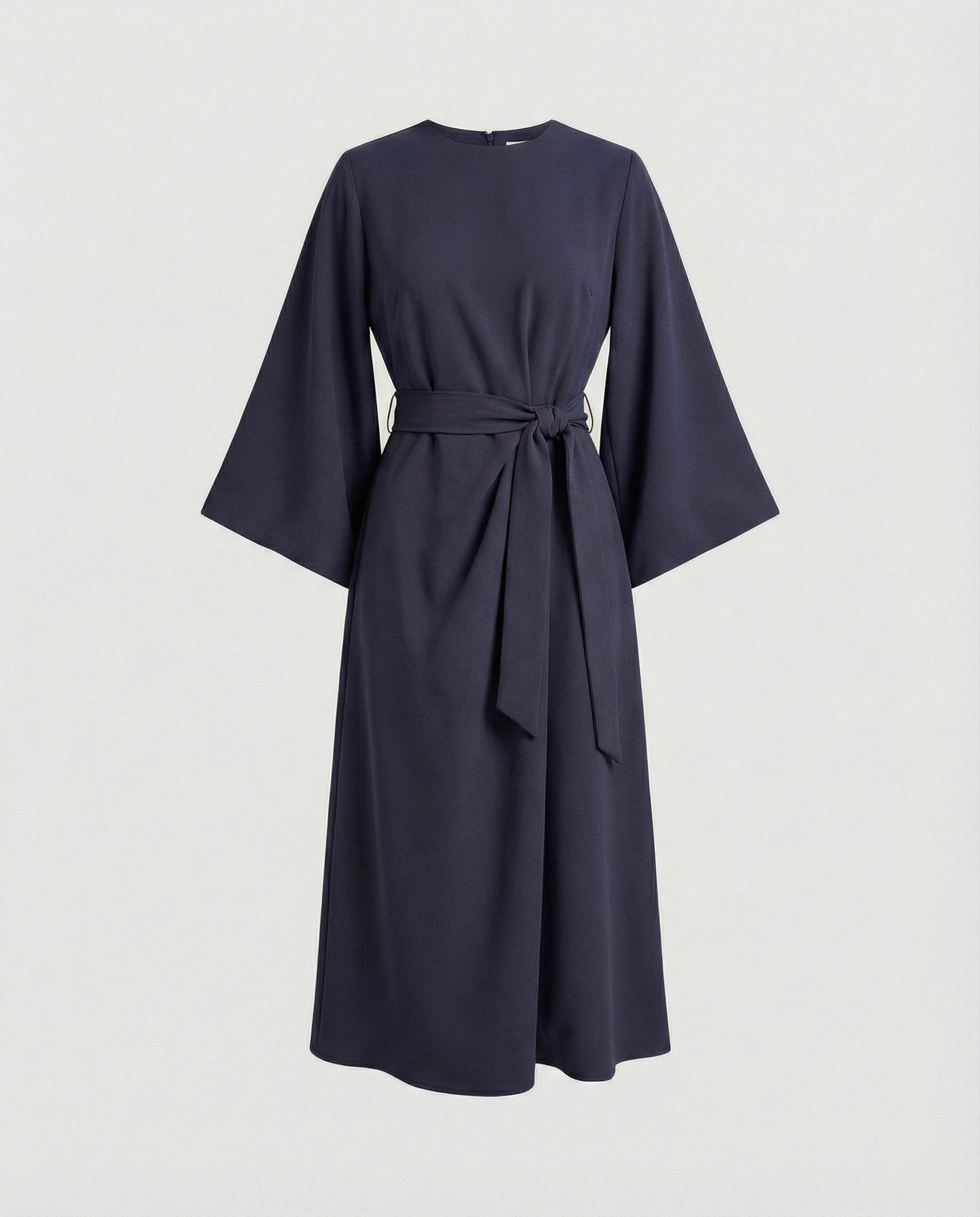 Zwergini-Mode | Elegantes Kleid mit Laternenärmeln und Gürtel
