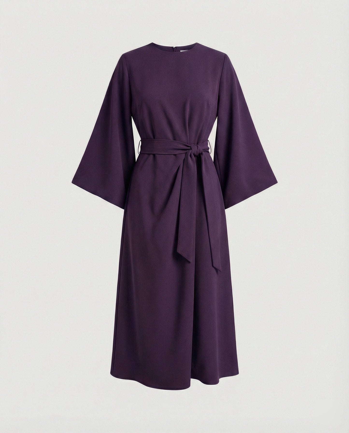 Zwergini-Mode | Elegantes Kleid mit Laternenärmeln und Gürtel