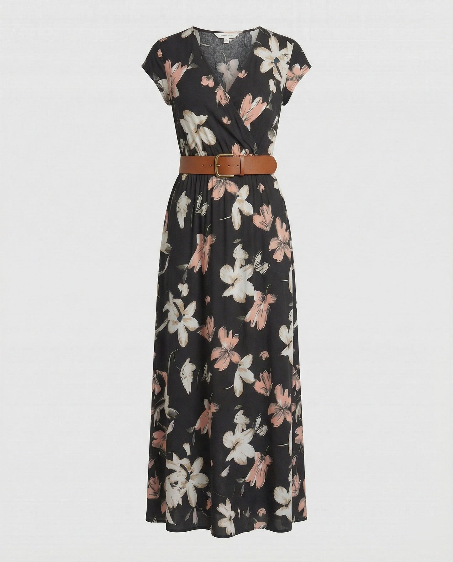 Boho Langes Maxikleid mit Blumenmuster für Sommer & Urlaub | Zwergini-Mode