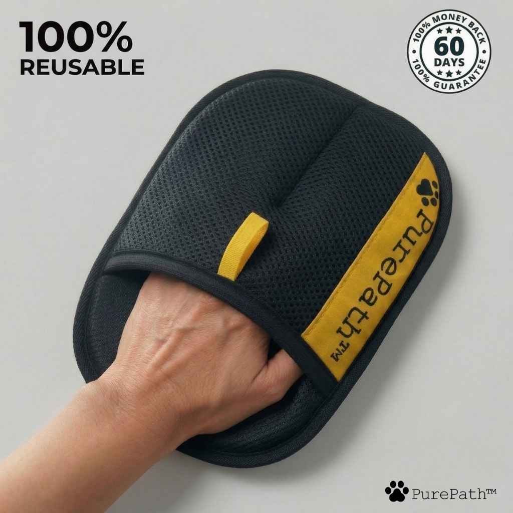Zwergini Pferdehaarentferner-Handschuh