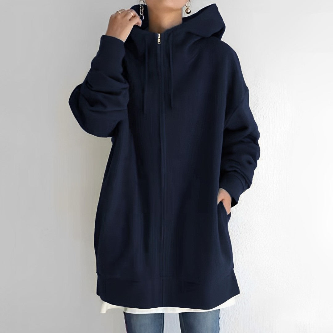 Zwergini-Mode | Fleece-Hoodie mit Reißverschluss