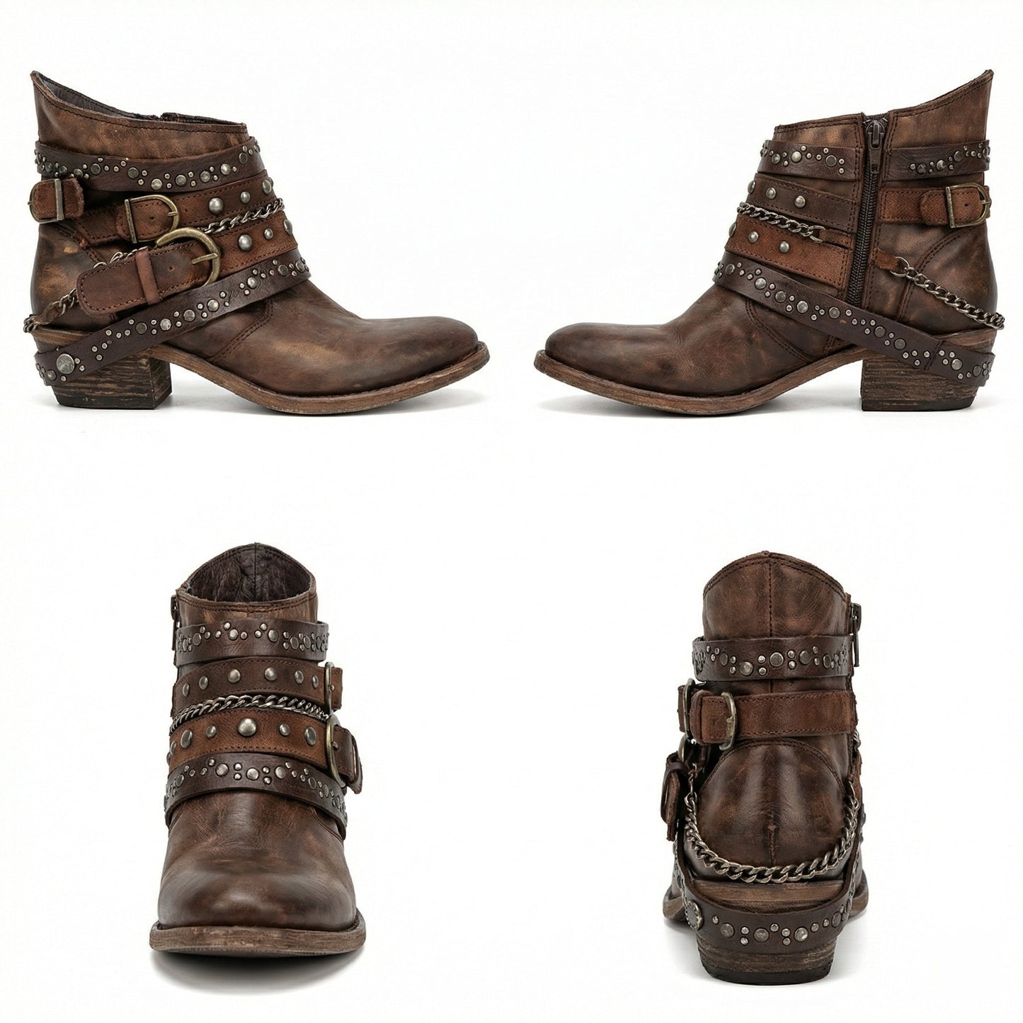 R&BMode | Vintage-Kettenstiefel