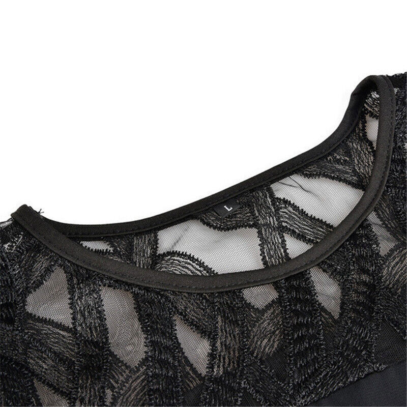 Zwergini-Mode Elegantes Midikleid in Übergröße