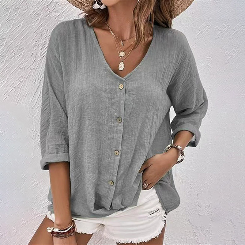 Zwergini-Mode | Stylisches T-Shirt mit V-Ausschnitt