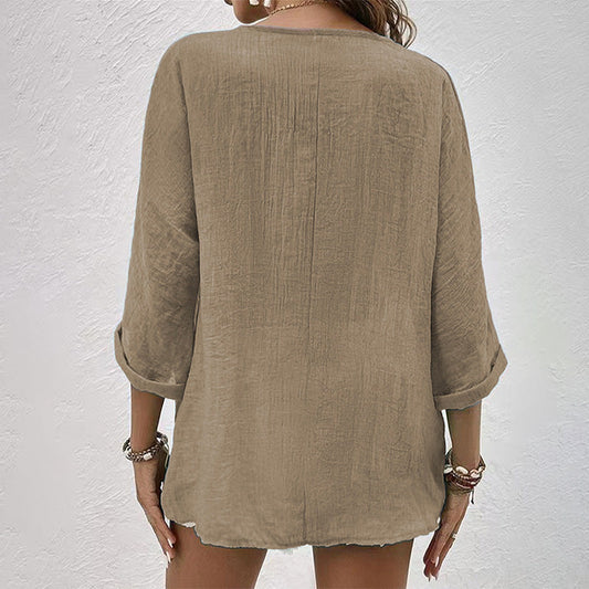 Zwergini-Mode | Stylisches T-Shirt mit V-Ausschnitt