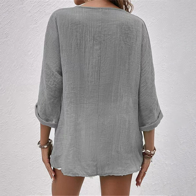 Zwergini-Mode | Stylisches T-Shirt mit V-Ausschnitt