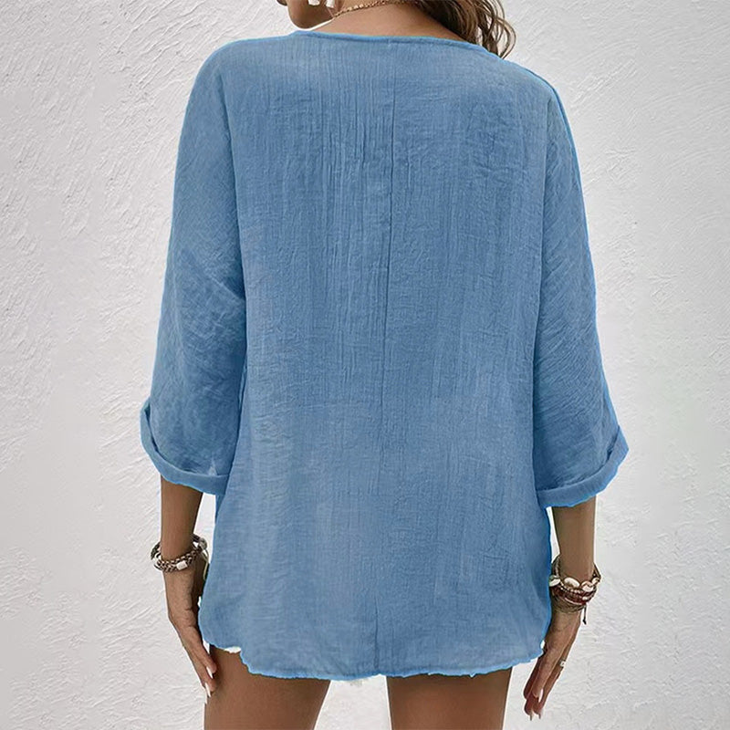 Zwergini-Mode | Stylisches T-Shirt mit V-Ausschnitt