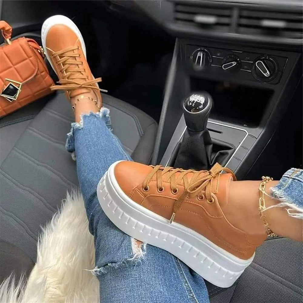 Zwergini-Mode Plateau-Boots mit Schnürung